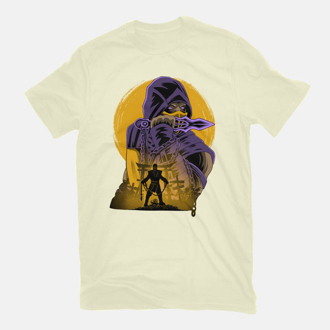 Yellow Ninja Fighter-Mens-Premium-Tee-rmatix