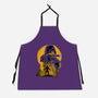 Yellow Ninja Fighter-Unisex-Kitchen-Apron-rmatix