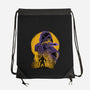 Yellow Ninja Fighter-None-Drawstring-Bag-rmatix