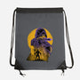 Yellow Ninja Fighter-None-Drawstring-Bag-rmatix