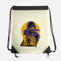 Yellow Ninja Fighter-None-Drawstring-Bag-rmatix