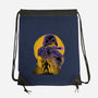 Yellow Ninja Fighter-None-Drawstring-Bag-rmatix