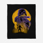 Yellow Ninja Fighter-None-Fleece-Blanket-rmatix