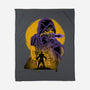 Yellow Ninja Fighter-None-Fleece-Blanket-rmatix