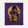 Yellow Ninja Fighter-None-Fleece-Blanket-rmatix