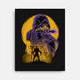 Yellow Ninja Fighter-None-Stretched-Canvas-rmatix