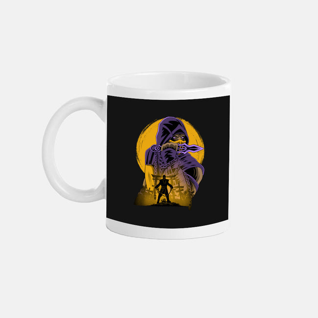 Yellow Ninja Fighter-None-Mug-Drinkware-rmatix