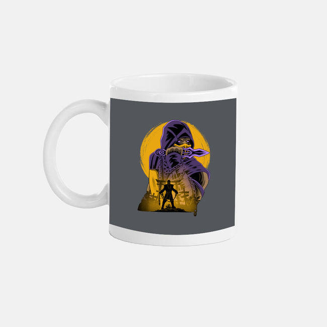 Yellow Ninja Fighter-None-Mug-Drinkware-rmatix