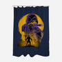Yellow Ninja Fighter-None-Polyester-Shower Curtain-rmatix