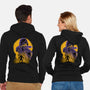 Yellow Ninja Fighter-Unisex-Zip-Up-Sweatshirt-rmatix