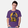 Yellow Ninja Fighter-Mens-Basic-Tee-rmatix