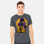 Yellow Ninja Fighter-Mens-Heavyweight-Tee-rmatix