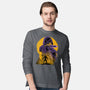 Yellow Ninja Fighter-Mens-Long Sleeved-Tee-rmatix