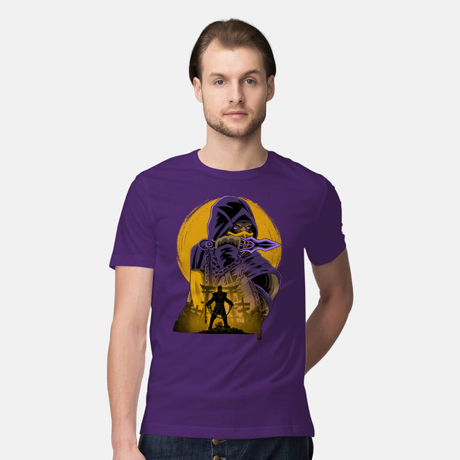 Yellow Ninja Fighter-Mens-Premium-Tee-rmatix