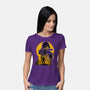 Yellow Ninja Fighter-Womens-Basic-Tee-rmatix