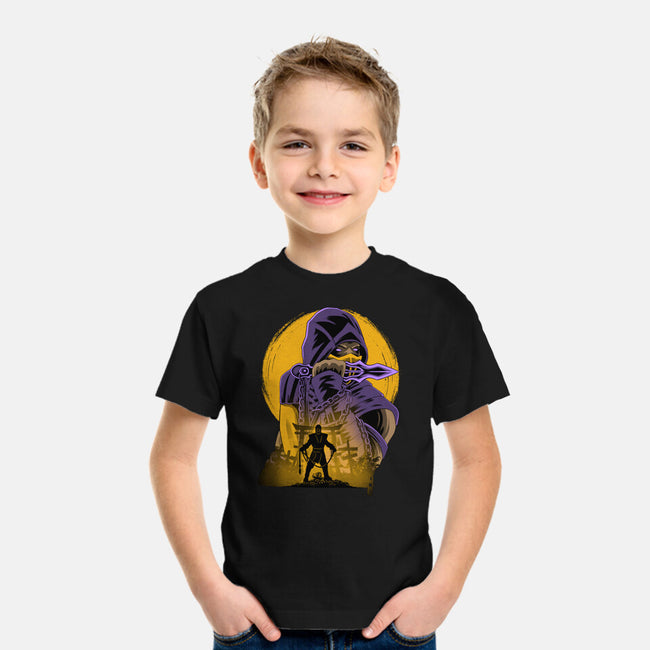 Yellow Ninja Fighter-Youth-Basic-Tee-rmatix