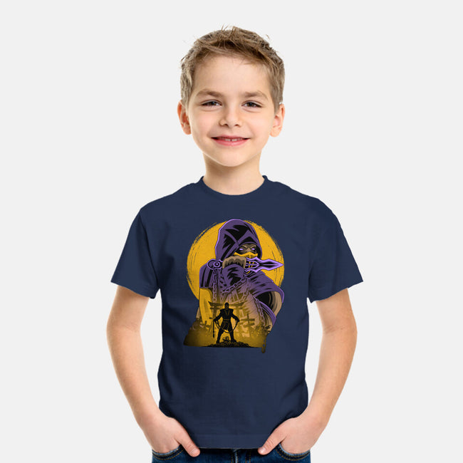 Yellow Ninja Fighter-Youth-Basic-Tee-rmatix