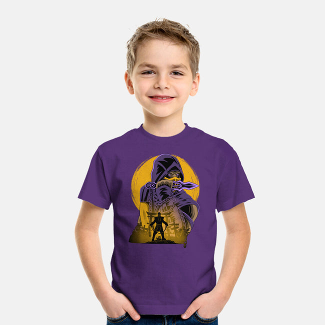 Yellow Ninja Fighter-Youth-Basic-Tee-rmatix