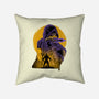 Yellow Ninja Fighter-None-Removable Cover w Insert-Throw Pillow-rmatix