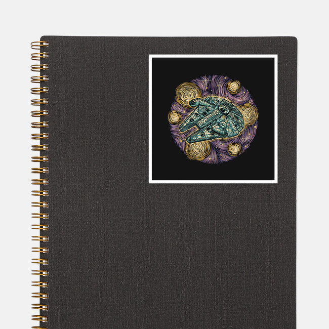 Travel To The Stars-None-Glossy-Sticker-glitchygorilla