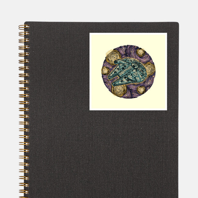 Travel To The Stars-None-Glossy-Sticker-glitchygorilla