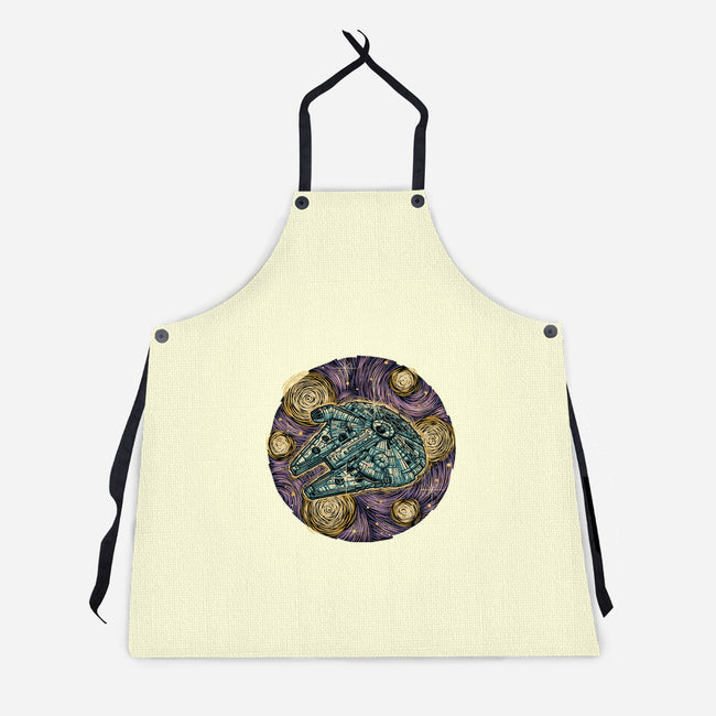 Travel To The Stars-Unisex-Kitchen-Apron-glitchygorilla