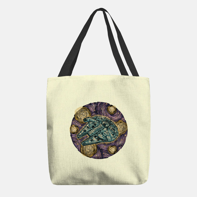 Travel To The Stars-None-Basic Tote-Bag-glitchygorilla