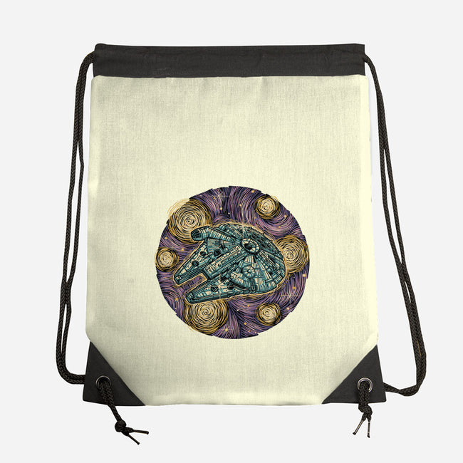 Travel To The Stars-None-Drawstring-Bag-glitchygorilla