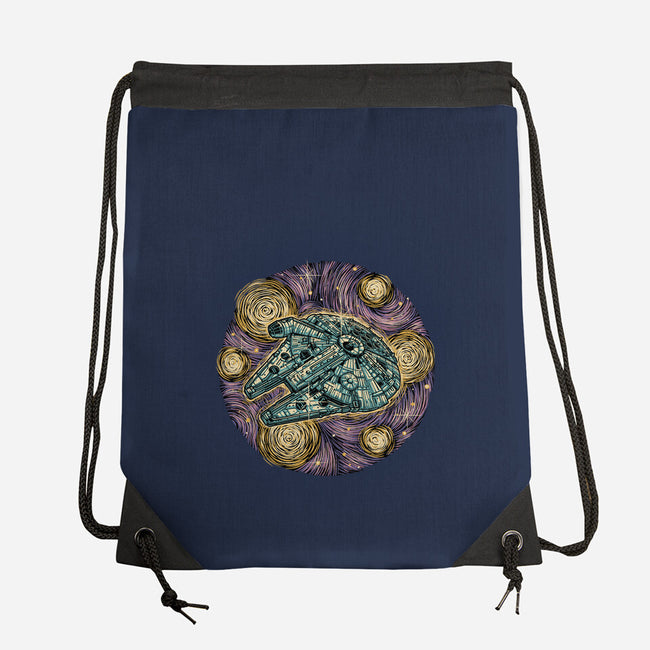 Travel To The Stars-None-Drawstring-Bag-glitchygorilla
