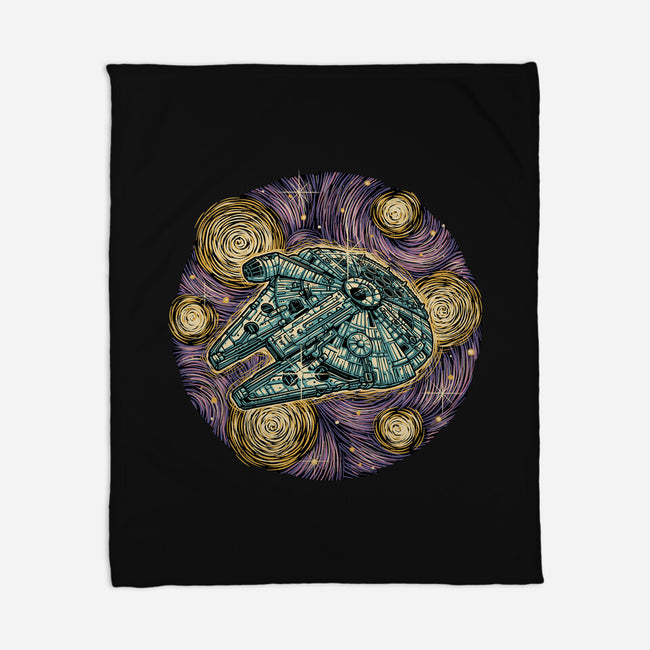Travel To The Stars-None-Fleece-Blanket-glitchygorilla