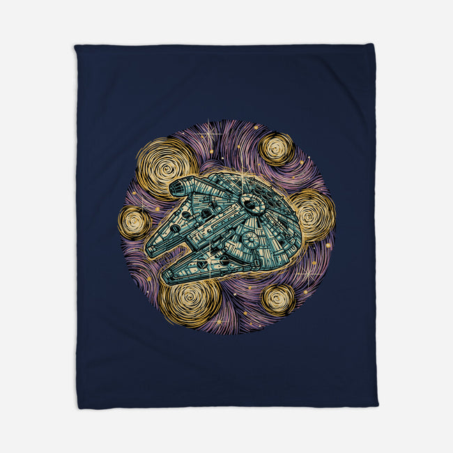 Travel To The Stars-None-Fleece-Blanket-glitchygorilla