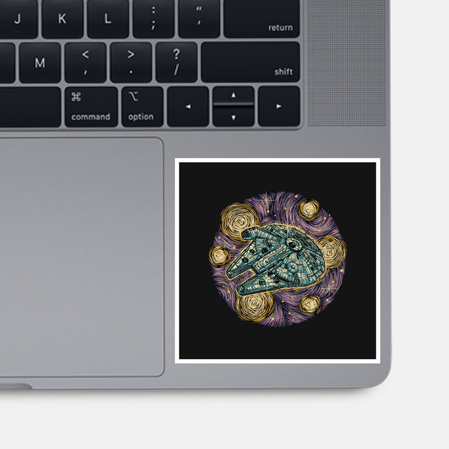 Travel To The Stars-None-Glossy-Sticker-glitchygorilla