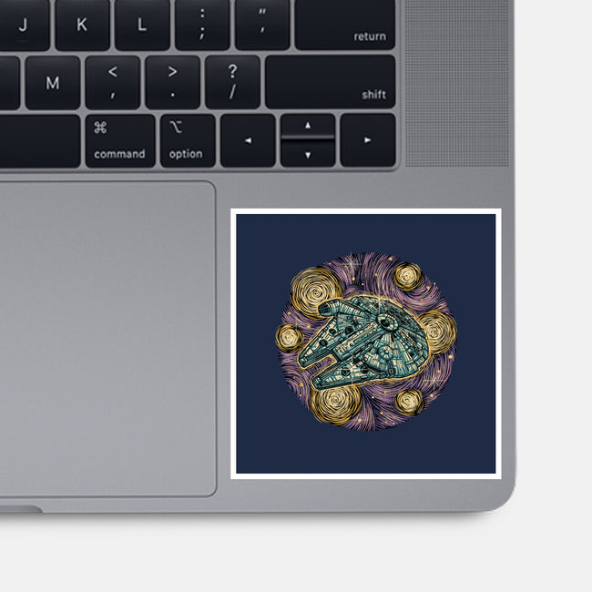 Travel To The Stars-None-Glossy-Sticker-glitchygorilla