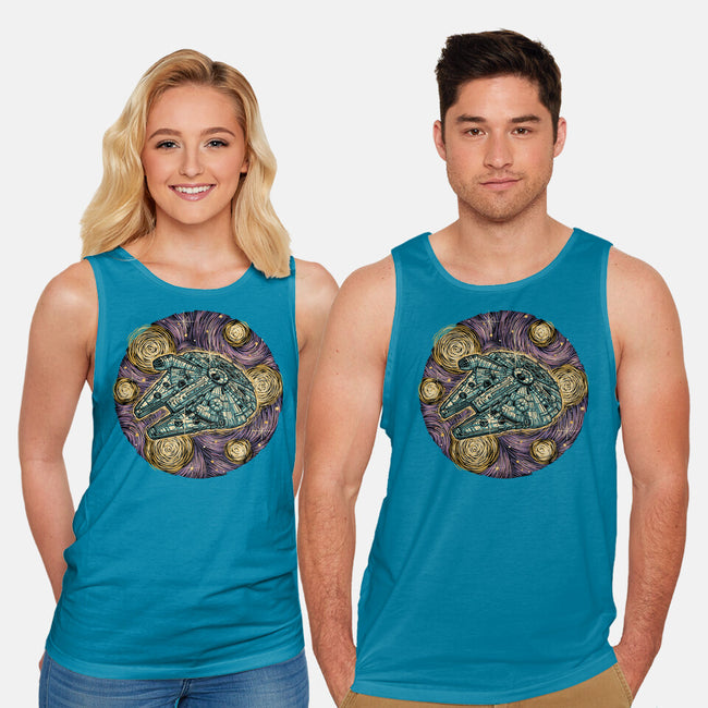 Travel To The Stars-Unisex-Basic-Tank-glitchygorilla