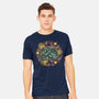 Travel To The Stars-Mens-Heavyweight-Tee-glitchygorilla