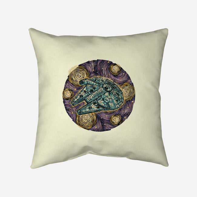 Travel To The Stars-None-Removable Cover w Insert-Throw Pillow-glitchygorilla