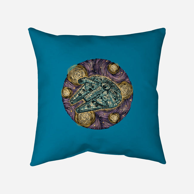 Travel To The Stars-None-Removable Cover w Insert-Throw Pillow-glitchygorilla