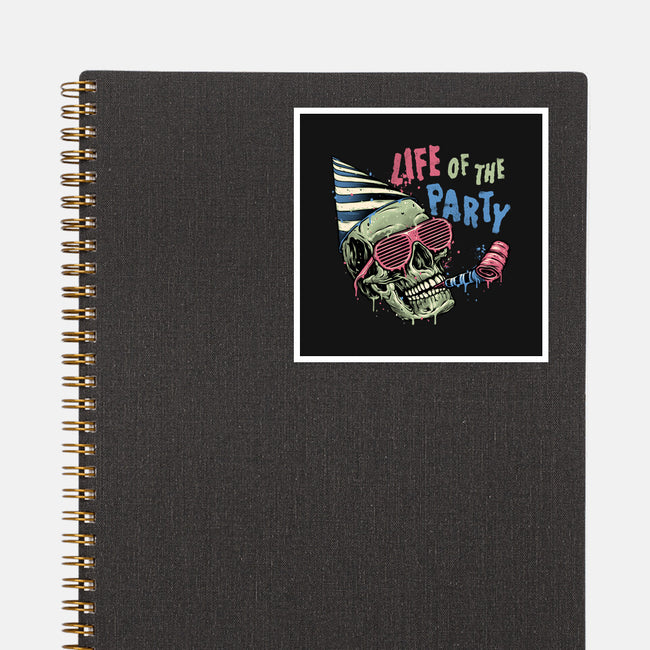 Life Of The Party-None-Glossy-Sticker-glitchygorilla