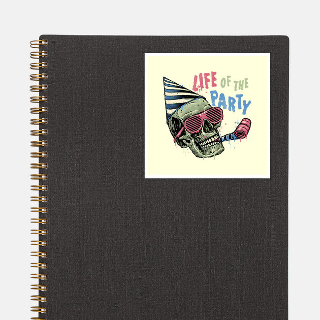Life Of The Party-None-Glossy-Sticker-glitchygorilla