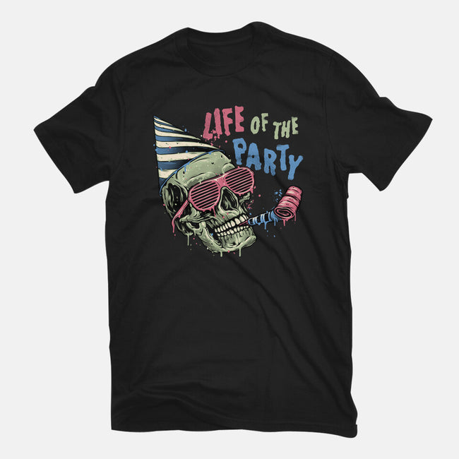 Life Of The Party-Mens-Heavyweight-Tee-glitchygorilla