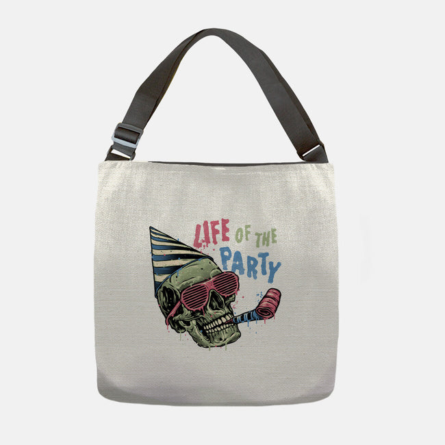 Life Of The Party-None-Adjustable Tote-Bag-glitchygorilla