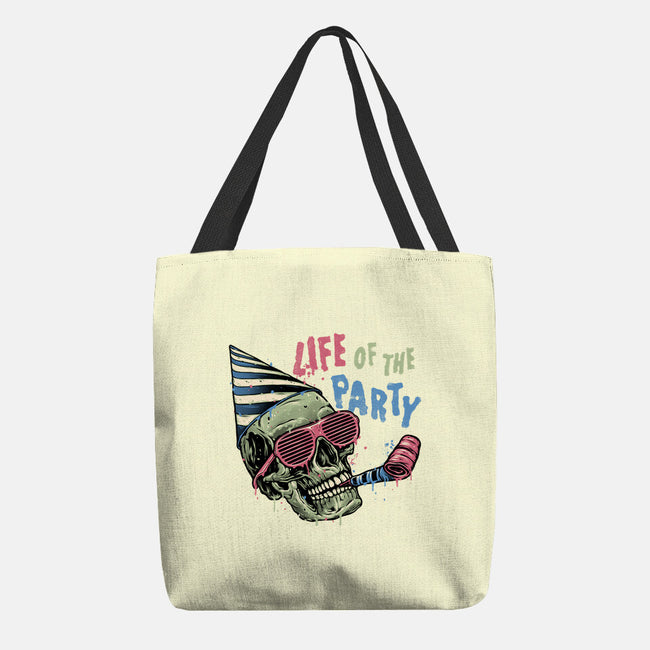 Life Of The Party-None-Basic Tote-Bag-glitchygorilla