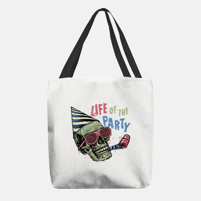 Life Of The Party-None-Basic Tote-Bag-glitchygorilla