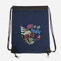 Life Of The Party-None-Drawstring-Bag-glitchygorilla