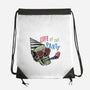 Life Of The Party-None-Drawstring-Bag-glitchygorilla