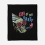 Life Of The Party-None-Fleece-Blanket-glitchygorilla