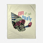 Life Of The Party-None-Fleece-Blanket-glitchygorilla