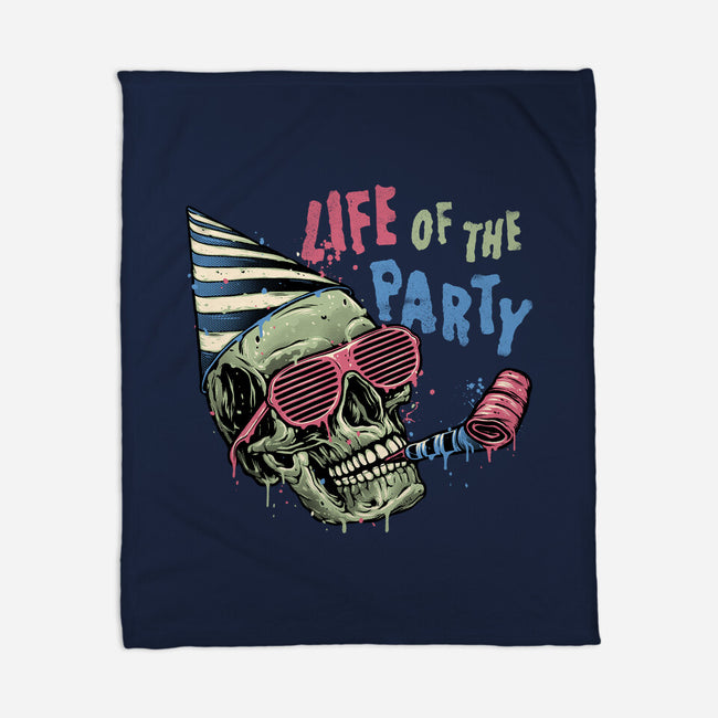 Life Of The Party-None-Fleece-Blanket-glitchygorilla