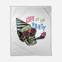 Life Of The Party-None-Fleece-Blanket-glitchygorilla