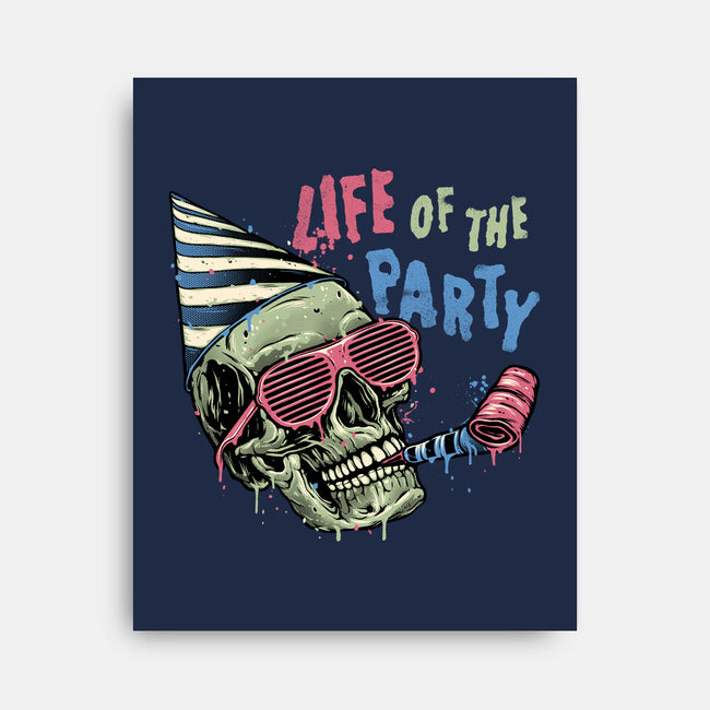 Life Of The Party-None-Stretched-Canvas-glitchygorilla